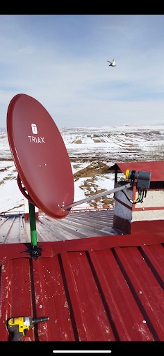 Ankara Triax Çanak Anten Kurulumu - Kış Montajı